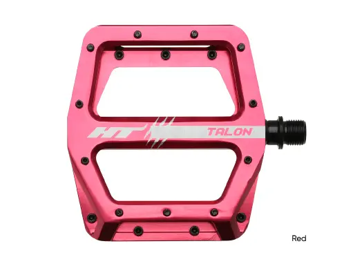 HT AN71 Talon Platformpedal Rød Alu, 105x105x17mm,11-pins, 430g 