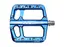 HT ANS12 Raven Platformpedal Blå Alu, 105x105x14mm,11-pins, 420g 