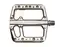 HT ANS12 Raven Platformpedal Grå Alu, 105x105x14mm, 11-pins, 420g 