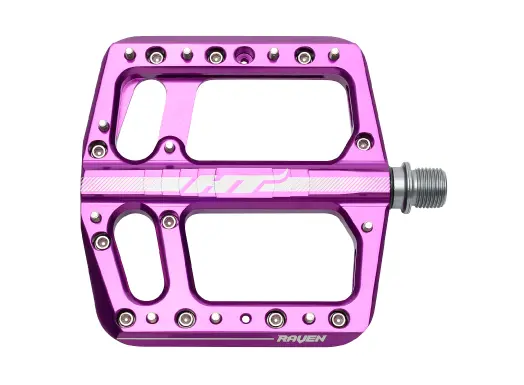 HT ANS12 Raven Platformpedal Lilla Alu, 105x105x14mm, 11-pins, 420g 