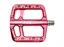 HT ANS12 Raven Platformpedal Rød Alu, 105x105x14mm, 11-pins, 420g 
