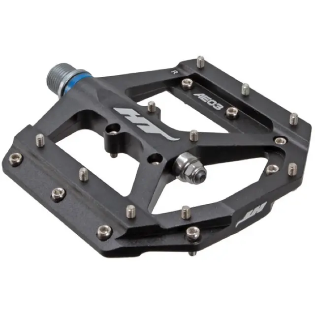HT Evo AE03 Platformpedal Sort Aluminium, 102x96x11mm, 10pins, 352g 