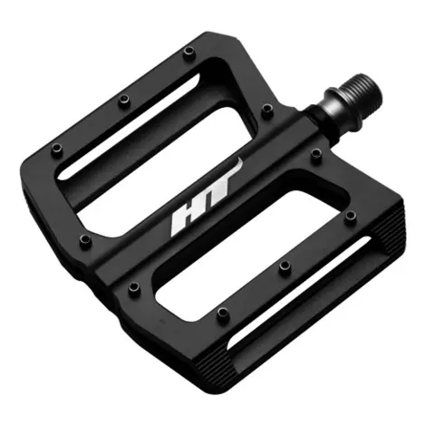 HT Nano AN01 Platformpedal Sort Aluminium, 94x95x17mm, 10pins, 440g