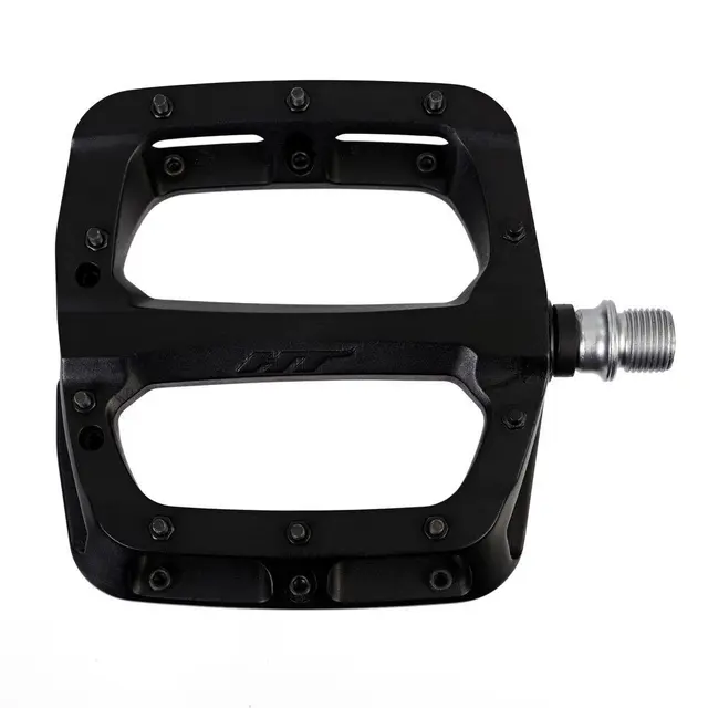HT PA03A Platformpedal Sort Nylon Composite, 107x105mm,16-pins,345g 