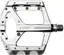 HT ANS10 Supreme Platformpedal Sølv Alu, 100x100x16.6mm,10-pins, 368g 