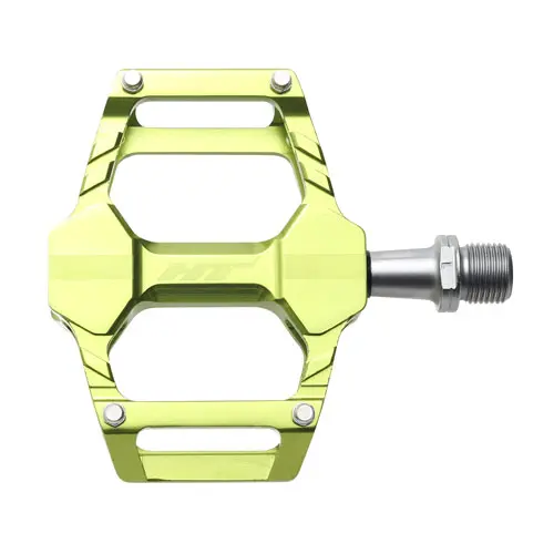 HT AR06 Platformpedal JUNIOR Grønn Alu, 68x84x17mm, 4-pins, 260g 