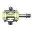 HT M2 XC Pedaler Grønn Alu, m/cleats, 305g 