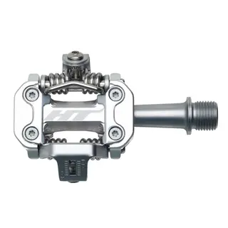 HT M2 XC Pedaler Sølv Alu, m/cleats, 305g