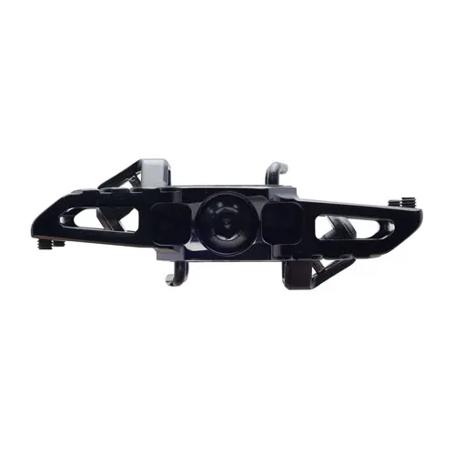 HT T2 Enduro Pedaler Stealth Sort Alu, 4-pins, m/cleats, 376gr 