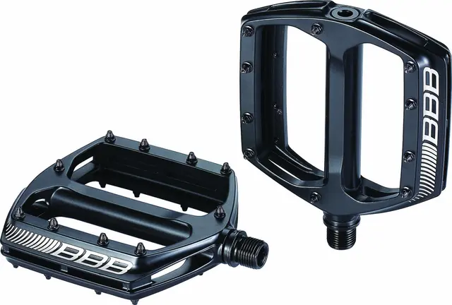 BBB CoolRide BPD-36 Platformpedal Sort Alu, 103x90mm, 10-pins, 440gr 