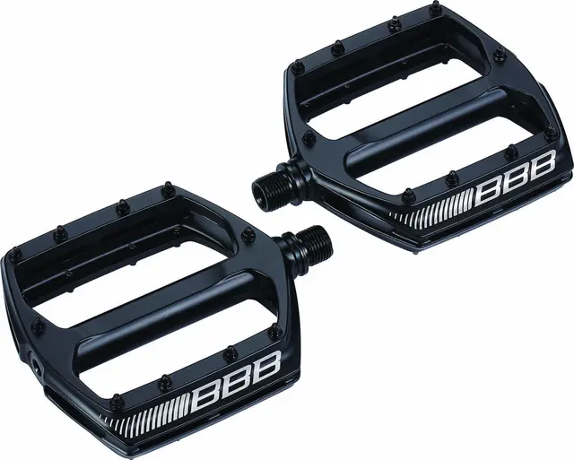 BBB CoolRide BPD-36 Platformpedal Sort Alu, 103x90mm, 10-pins, 440gr 