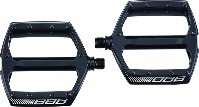 BBB CoolRide BPD-36 Platformpedal Sort Alu, 103x90mm, 10-pins, 440gr 