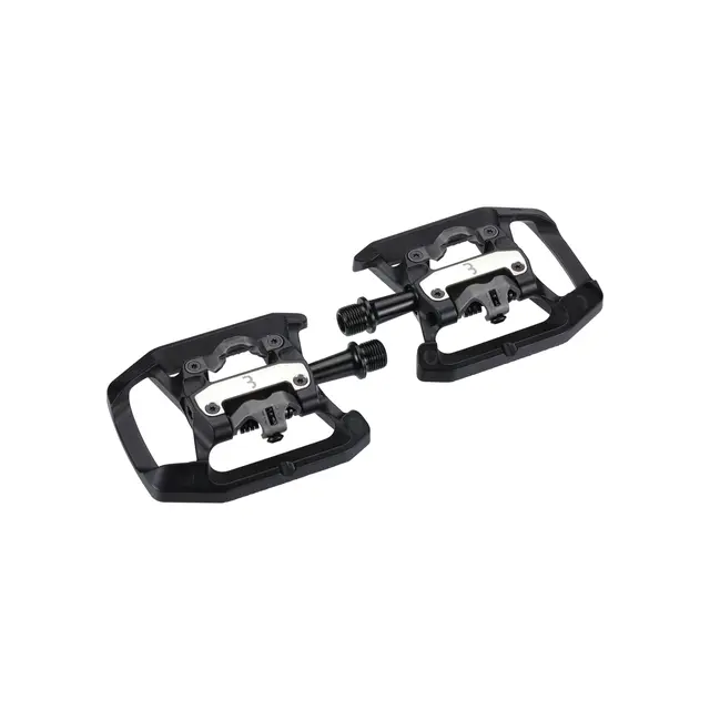 BBB DualChoice Trail BPD-62 KombiPedaler 9/16", 6 pins, Sort 