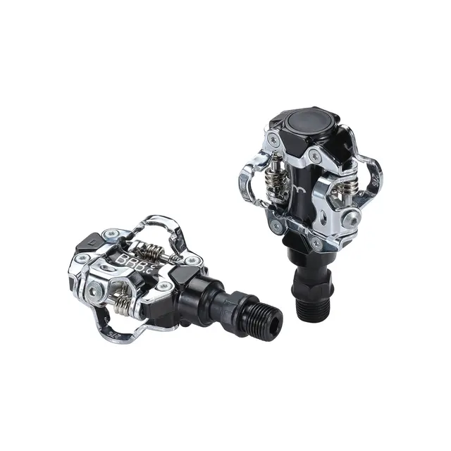 BBB TouchMount BPD-74 Pedaler 9/16", Sort/Sølv 