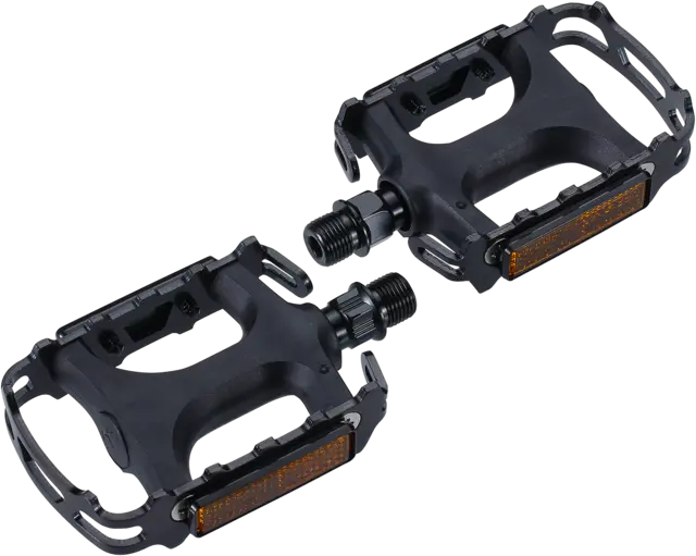 BBB Mount&Go BPD-15 2.0 Standard Pedaler 9/16", Sort, Alu/Sort 