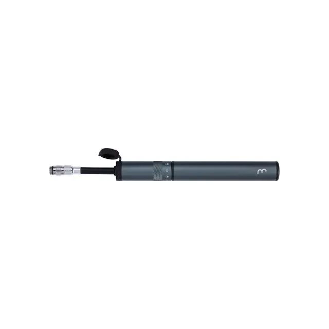 BBB Samurai BMP-50 Minipumpe Grå, 210mm, 130psi/9bar, alu, 123gr 
