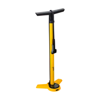 BBB AirSteel BFP-27 Manometerpumpe Gul Stål, 67cm, alle ventiler, 160psi/11bar