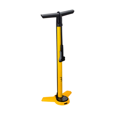 BBB AirSteel BFP-27 Manometerpumpe Gul Stål, 67cm, alle ventiler, 160psi/11bar