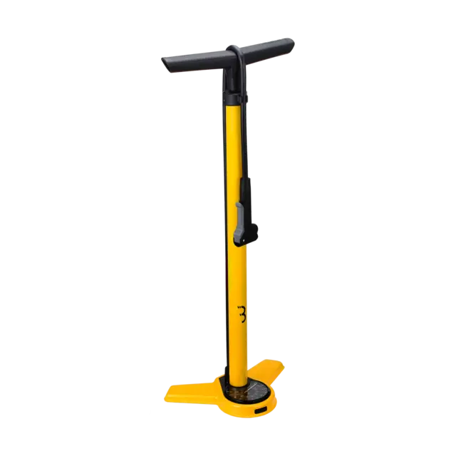 BBB AirSteel BFP-27 Manometerpumpe Gul Stål, 67cm, alle ventiler, 160psi/11bar 