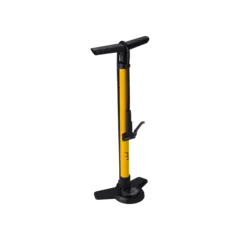 BBB AirBoost BFP-28 Manometerpumpe Gul Stål, 63cm, alle ventiler, 160psi/11bar