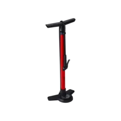 BBB AirBoost BFP-28 Manometerpumpe Rød Stål, 63cm, alle ventiler, 160psi/11bar