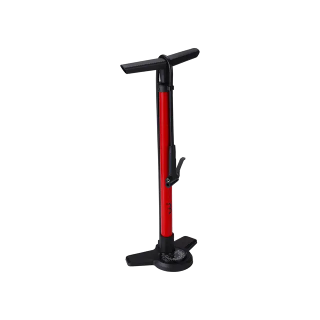 BBB AirBoost BFP-28 Manometerpumpe Rød Stål, 63cm, alle ventiler, 160psi/11bar 