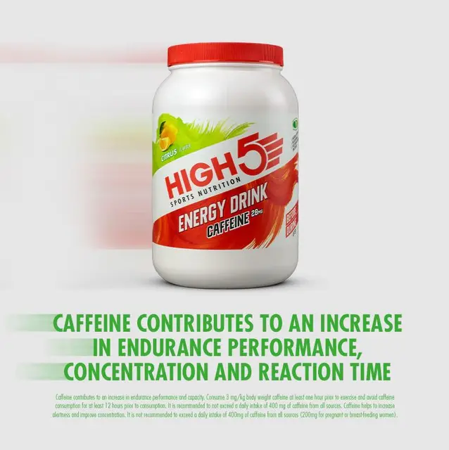 HIGH5 Energy Drink Koffein Sitrus 2.2kg, Pulver 