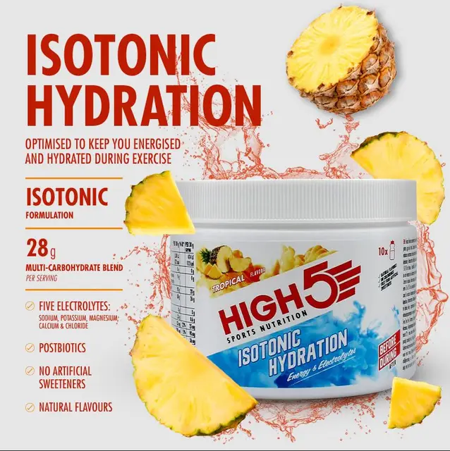 HIGH5 Isotonic Hydration Drink Tropisk 300g, Pulver 