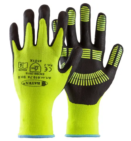 Batex Softgrip Mekanikerhanske Gul/Sort, Par