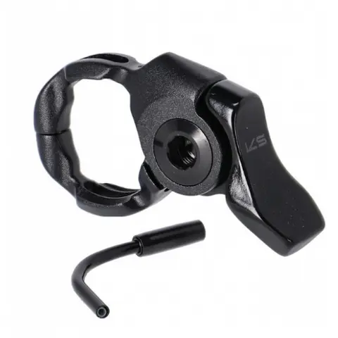 KS KGSL Remote Hendel Alu/Alu m/føringshylse, alu, universal, Ø22.2mm