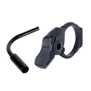 KS KGSL Remote Hendel Alu/Alu OS m/føringshylse, alu, universal, Ø31.8mm