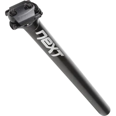 Race Face Next Setepinne 400mm, sort, Carbon, 250gr