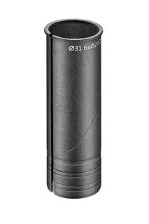 Setepinneforing Ø 27.2mm / 30.9mm Sort, alu, 27.2x30.9x100mm