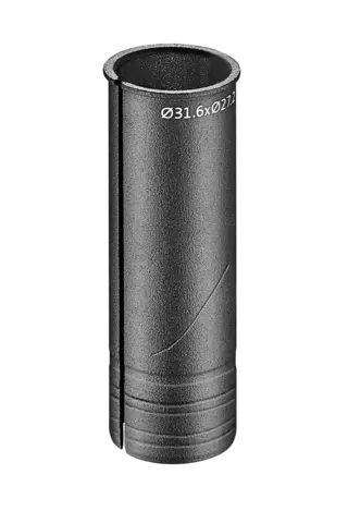 Setepinneforing Ø 27.2mm / 30.9mm Sort, alu, 27.2x30.9x100mm