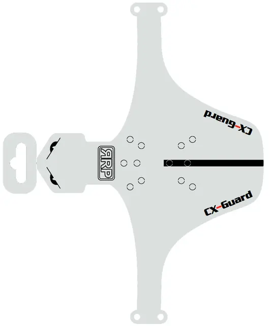 RRP CX-Guard Cyclocross Skjerm Til gaffel, inkl. strips 