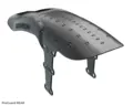 RRP ProGuard Rear MINI Bakskjerm Sort Til Bakramme, opptil 3" dekk, 325mm,127g
