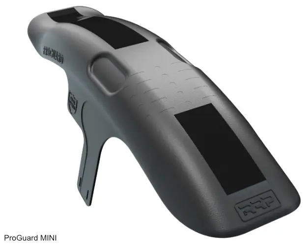 RRP ProGuard MINI v2 Forskjerm Sort Til gaffel, opptil 3" dekk, 386mm, 85gr 