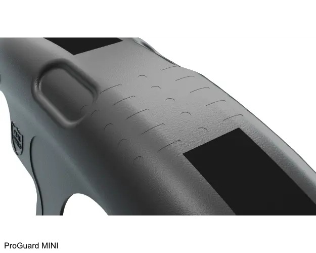 RRP ProGuard MINI v2 Forskjerm Sort Til gaffel, opptil 3" dekk, 386mm, 85gr 