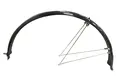 SunnyWheel Skjermsett 28"/57mm m/stivere, Sort, Plast, Skvettlapper