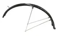 SunnyWheel Skjermsett 28"/45mm m/stivere, Sort, Plast, Skvettlapper