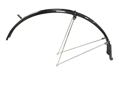 SunnyWheel Skjermsett 28"/38mm m/stivere, Sort, Plast, Skvettlapper