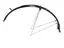 SunnyWheel Skjermsett 28"/38mm m/stivere, Sort, Plast, Skvettlapper