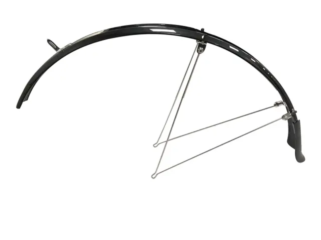 SunnyWheel Skjermsett 28"/38mm m/stivere, Sort, Plast, Skvettlapper 