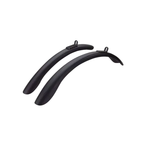 BBB Rainwarriors II BFD-01 Skjermsett 26"-28", Clip-on sort plast