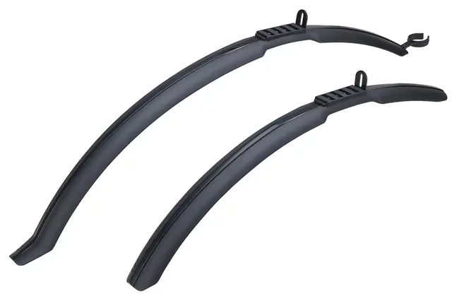 BBB RainProtectors BFD-25 Skjermsett 26"-28", Clip-on sort plast 