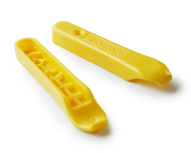 Pedro's Micro Levers Dekkspaker 2 stk, Gul, Plast, ink/Ventilverktøy 