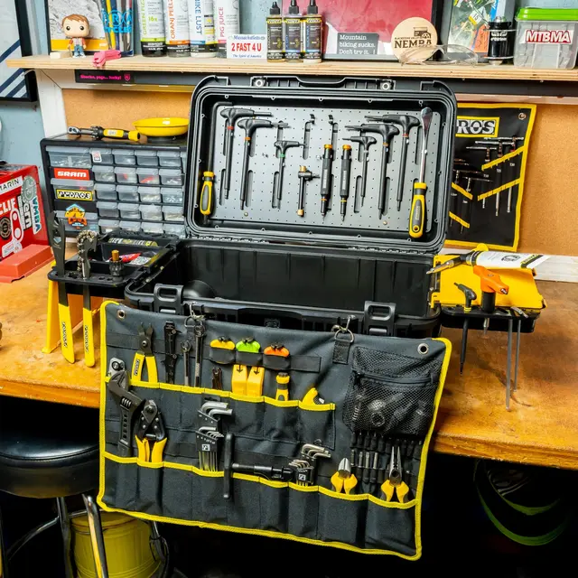 Pedro's Master Tool Kit 4 Verktøykoffert Proft verktøysett til sykkelmekk 