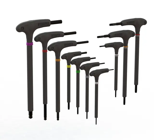 Pedro's Pro T/L Hex&Torx Sett II 10-Delt, Unbrako/Torx, med lomme 