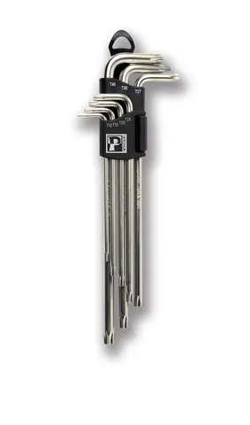 Pedro's L Torx Set Torxsett 7 delt sett med holder