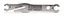 Pedro's Disc Wrench Retteverktøy Stål, 7/8mm, opptil 2.5mm bremseskiver